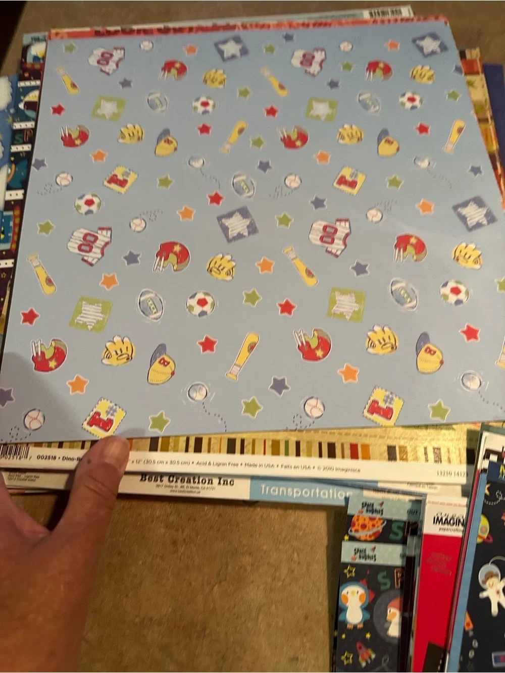 Patterned Party Scrapbook Paper - Multi-Color